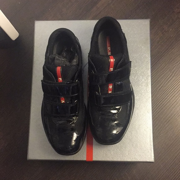 prada velcro sneakers
